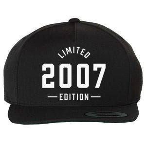 Limited 2007 Edition Sweet 16th Birthday Teen Girl Wool Snapback Cap