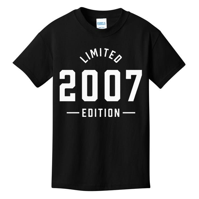 Limited 2007 Edition Sweet 16th Birthday Teen Girl Kids T-Shirt