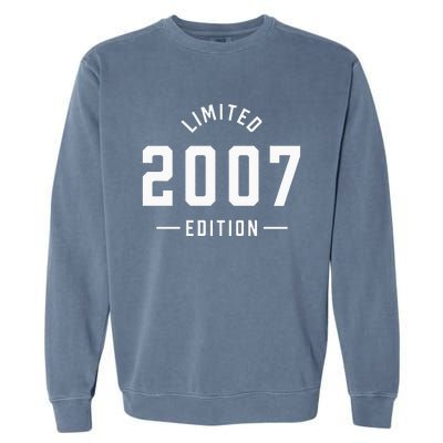 Limited 2007 Edition Sweet 16th Birthday Teen Girl Garment-Dyed Sweatshirt