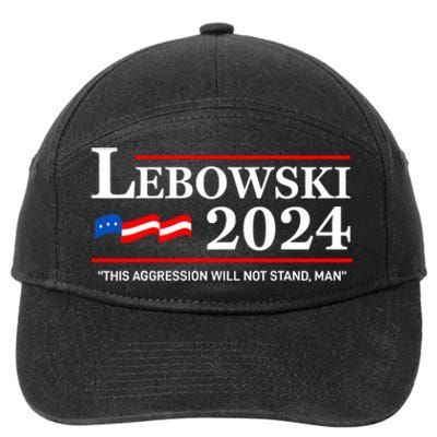 Lebowski 2024 Election Vote Funny 7-Panel Snapback Hat