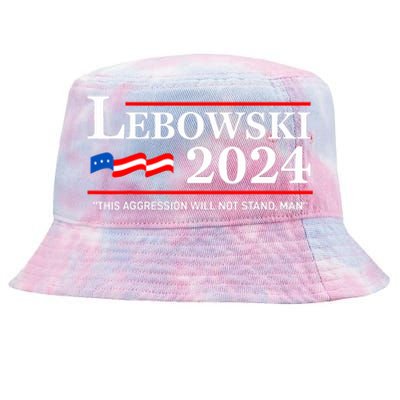 Lebowski 2024 Election Vote Funny Tie-Dyed Bucket Hat