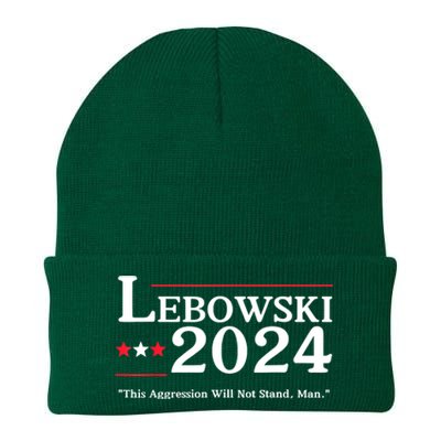 Lebowski 2024 Election Vote Funny Knit Cap Winter Beanie