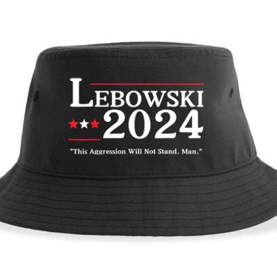 Lebowski 2024 Election Vote Funny Sustainable Bucket Hat