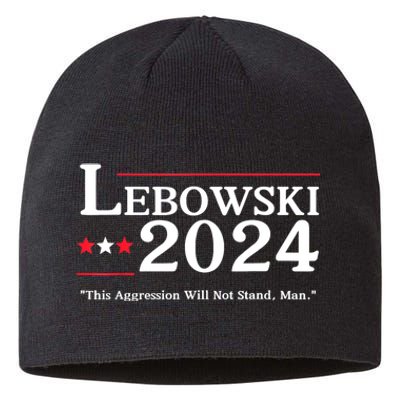 Lebowski 2024 Election Vote Funny Sustainable Beanie