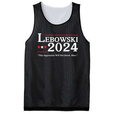 Lebowski 2024 Election Vote Funny Mesh Reversible Basketball Jersey Tank