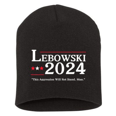 Lebowski 2024 Election Vote Funny Short Acrylic Beanie