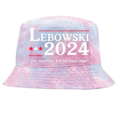 Lebowski 2024 Election Vote Funny Tie-Dyed Bucket Hat