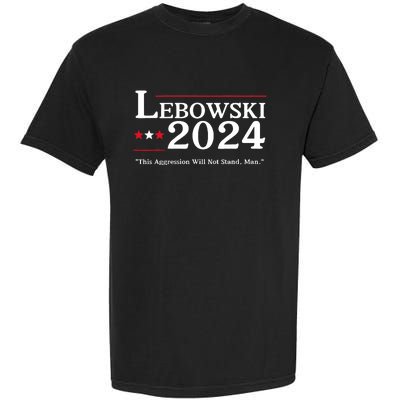 Lebowski 2024 Election Vote Funny Garment-Dyed Heavyweight T-Shirt