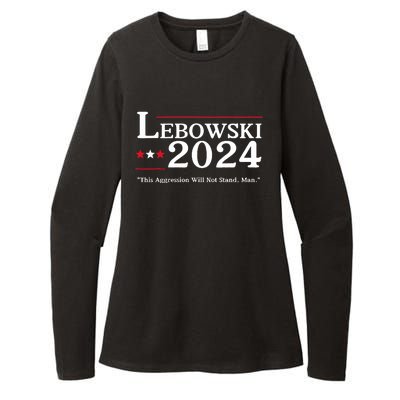 Lebowski 2024 Election Vote Funny Womens CVC Long Sleeve Shirt