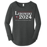 Lebowski 2024 Election Vote Funny Women's Perfect Tri Tunic Long Sleeve Shirt