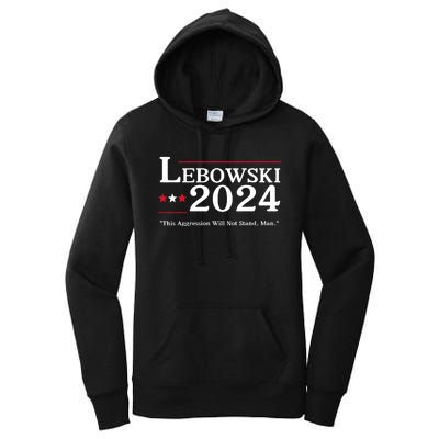 Lebowski 2024 Election Vote Funny Women's Pullover Hoodie