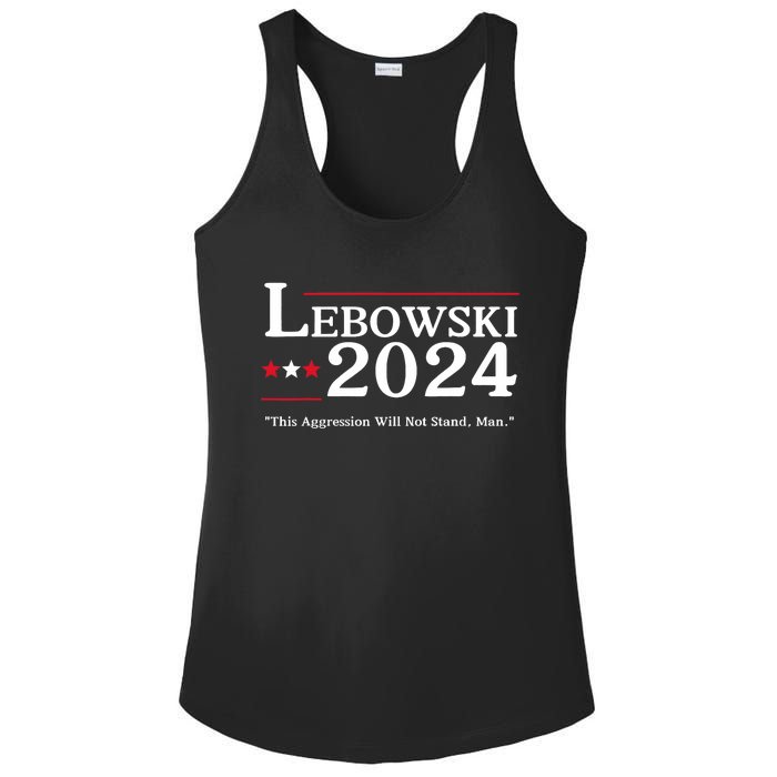 Lebowski 2024 Election Vote Funny Ladies PosiCharge Competitor Racerback Tank