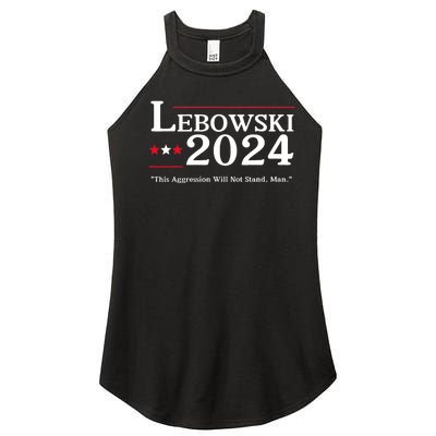 Lebowski 2024 Election Vote Funny Women's Perfect Tri Rocker Tank