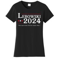 Lebowski 2024 Election Vote Funny Women's T-Shirt