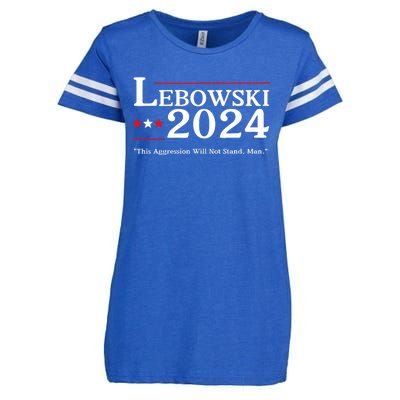 Lebowski 2024 Election Vote Funny Enza Ladies Jersey Football T-Shirt