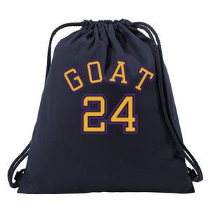 Kobe 24 Goat Jersey Los Angeles Basketball Team Drawstring Bag