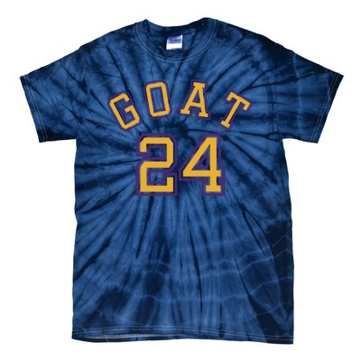 Kobe 24 Goat Jersey Los Angeles Basketball Team Tie-Dye T-Shirt