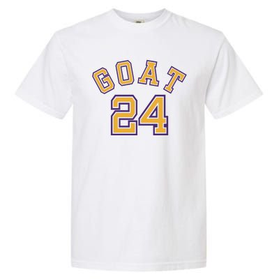 Kobe 24 Goat Jersey Los Angeles Basketball Team Garment-Dyed Heavyweight T-Shirt