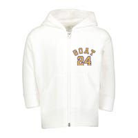 Kobe 24 Goat Jersey Los Angeles Basketball Team Toddler Zip Fleece Hoodie