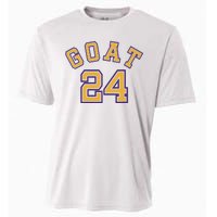 Kobe 24 Goat Jersey Los Angeles Basketball Team Cooling Performance Crew T-Shirt