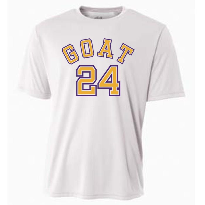 Kobe 24 Goat Jersey Los Angeles Basketball Team Cooling Performance Crew T-Shirt