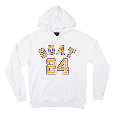 Kobe 24 Goat Jersey Los Angeles Basketball Team Hoodie