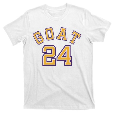 Kobe 24 Goat Jersey Los Angeles Basketball Team T-Shirt