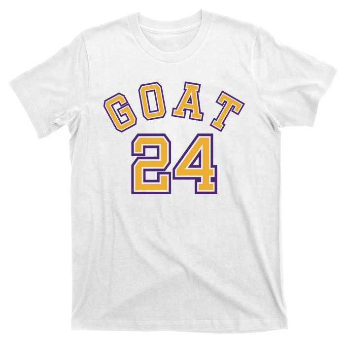 Kobe 24 Goat Jersey Los Angeles Basketball Team T-Shirt