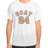 Kobe 24 Goat Jersey Los Angeles Basketball Team Adult ChromaSoft Performance T-Shirt