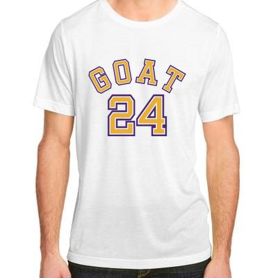 Kobe 24 Goat Jersey Los Angeles Basketball Team Adult ChromaSoft Performance T-Shirt