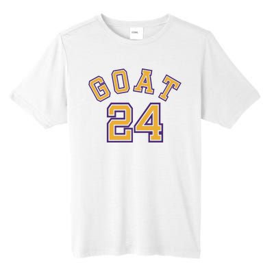 Kobe 24 Goat Jersey Los Angeles Basketball Team Tall Fusion ChromaSoft Performance T-Shirt