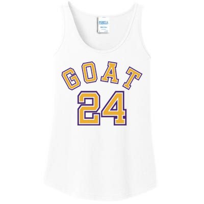 Kobe 24 Goat Jersey Los Angeles Basketball Team Ladies Essential Tank