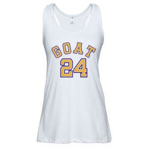 Kobe 24 Goat Jersey Los Angeles Basketball Team Ladies Essential Flowy Tank