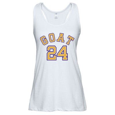 Kobe 24 Goat Jersey Los Angeles Basketball Team Ladies Essential Flowy Tank