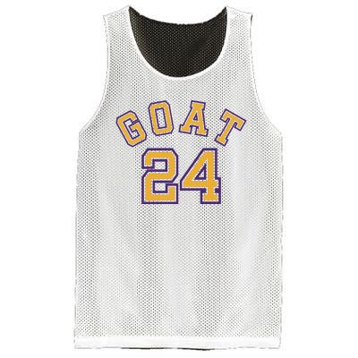 Kobe 24 Goat Jersey Los Angeles Basketball Team Mesh Reversible Basketball Jersey Tank