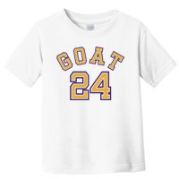 Kobe 24 Goat Jersey Los Angeles Basketball Team Toddler T-Shirt