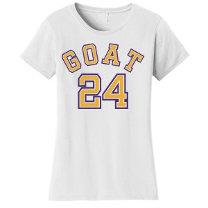 Kobe 24 Goat Jersey Los Angeles Basketball Team Women's T-Shirt