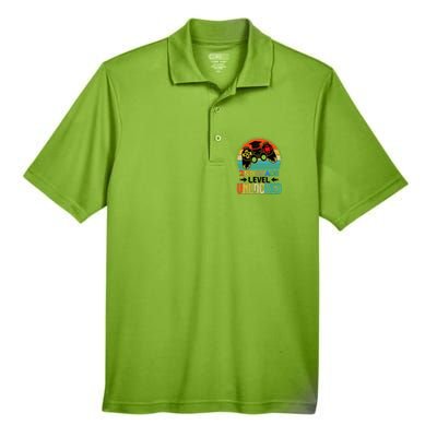 Level 2nd Grade Unlocked Back To School First Day Men's Origin Performance Piqué Polo