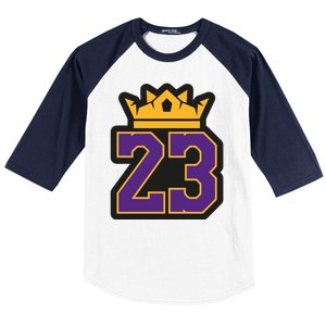 Lebron 23 King Jersey Baseball Sleeve Shirt