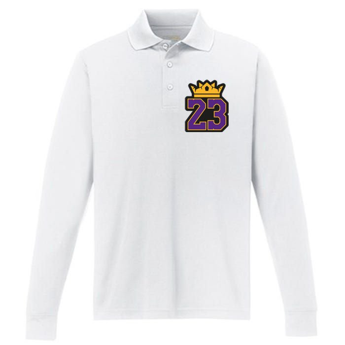 Lebron 23 King Jersey Performance Long Sleeve Polo