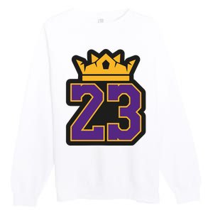 Lebron 23 King Jersey Premium Crewneck Sweatshirt