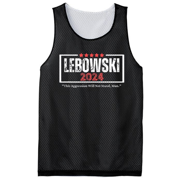 Lebowski 2024 Mesh Reversible Basketball Jersey Tank