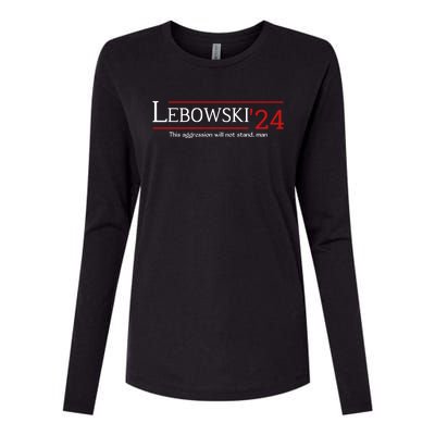 Lebowski 2024 Womens Cotton Relaxed Long Sleeve T-Shirt