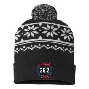 London 2024 Marathon 262 USA-Made Snowflake Beanie