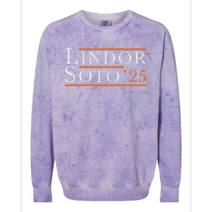 Lindor 25 New York Fan Design Colorblast Crewneck Sweatshirt