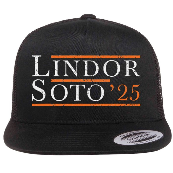 Lindor 25 New York Fan Design Flat Bill Trucker Hat