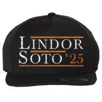 Lindor 25 New York Fan Design Wool Snapback Cap