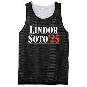 Lindor 25 New York Fan Merch Mesh Reversible Basketball Jersey Tank