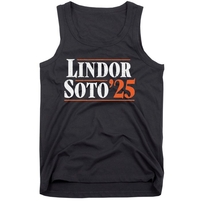 Lindor 25 New York Fan Merch Tank Top