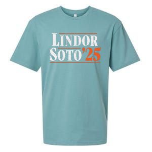 Lindor 25 New York Fan Merch Sueded Cloud Jersey T-Shirt